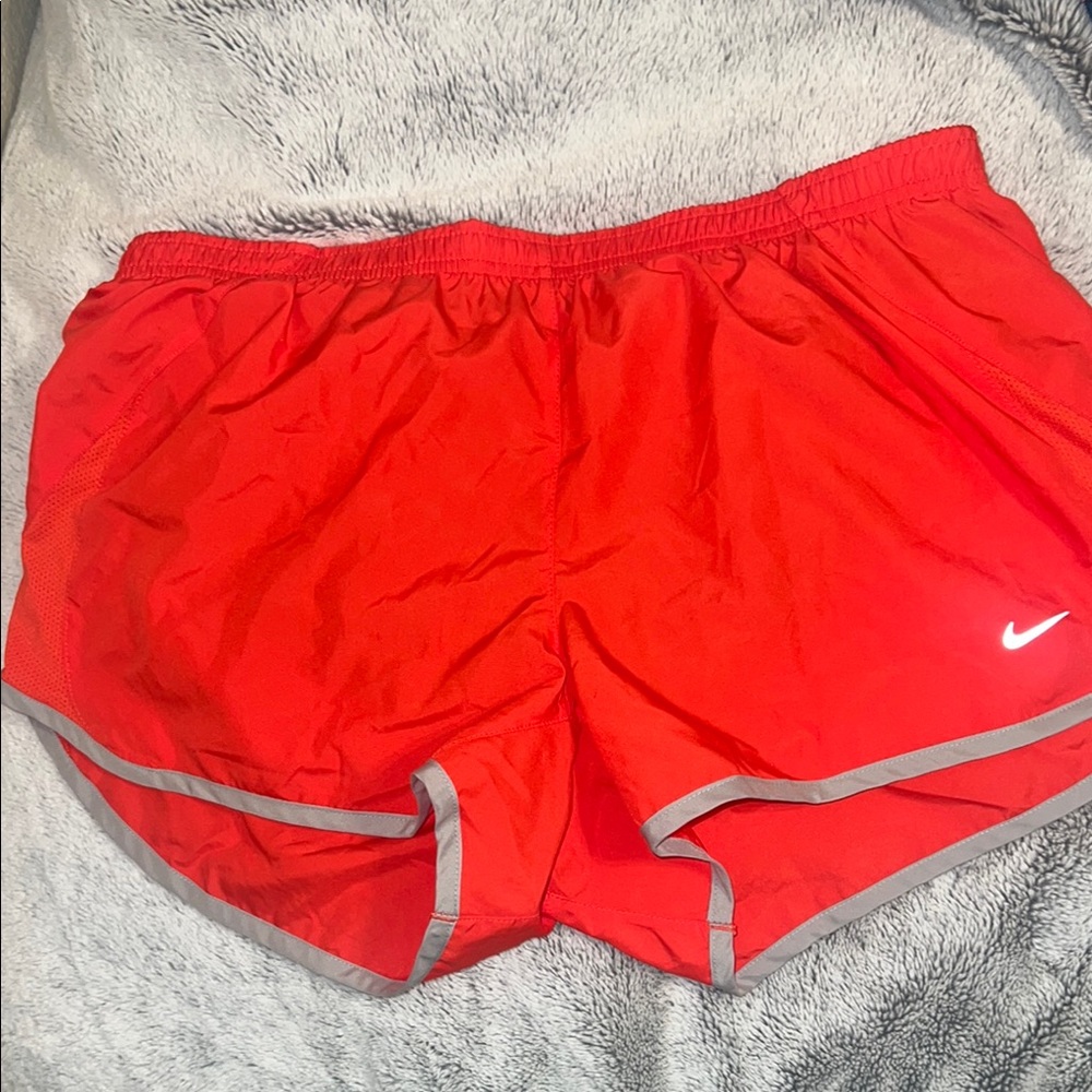 Nike Women's Vibrant Red Athletic Shorts